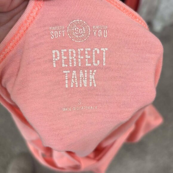 Gently Worn Women's Light Orange Perfect Tank Racerback Size S - Picture 7 of 7